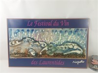 Panneau Le Festival du Vin des Laurentides