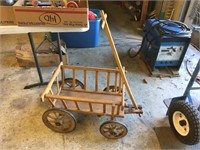 Wooden Pull Cart