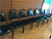 8 chairs all are patched