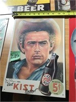 james dean, kist, metal