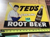 teds root beer, metal
