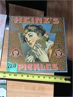 heinz's pickles, metal