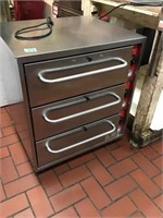 stainless steel steam table warmer, 3 drawer