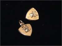 (2) 10kyg Western Electric 10yr Anniversary Pins