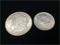 1921 Silver Morgan Mint Mark Blank