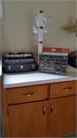 Tool box w/misc hardware, misc nuts/bolts cabinet