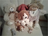 Cabbage Patch Doll-Stuffed Bears and Dogs