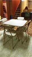 Card table w/4 chairs