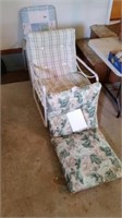 Glider lawn chair, folding lawn chair extra pad