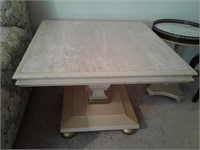 Square Marble Top Coffee/End Table