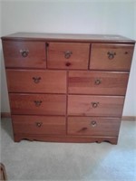 Maple 9 Drawer Chest of Drawers