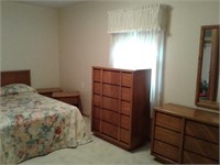 Lane Oak Bedroom Set