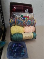 Group of yarn and thread