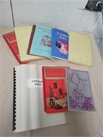 Group of vintage cookbooks