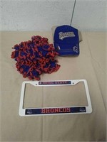 Boise State Broncos license plate cover cap and