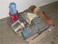 Electric Motors with Pumps and Gear Boxes-