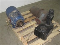 Electric Motor, Motor with Gear Box and Pump-