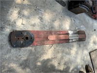 QLD HOME SIGNAL BLADE-TIMBER WITH CAST IRON