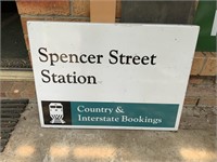 SPENCER STREET STATION SIGN