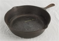 9" Cast Iron Skillet Unmarked Smooth Bottom
