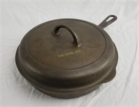 Griswold #8 Skillet Cast Iron 704i W/ Lid Small