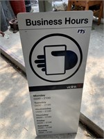VIC LINK BUSINESS HOURS SIGN