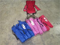 (Qty - 10) Kids Camping Chairs-