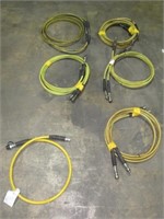 (Qty - 8) Hydraulic Hoses-