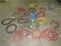 Assorted Water and  Air Hoses-