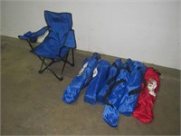 (Qty - 7) Kids Camping Chairs-