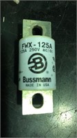 Lot of six FWX-125a bussman fuses