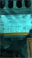 Toyota propane forklift truck model 7FGCU25