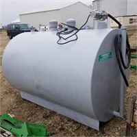 500 Gallon Double Wall Fuel Tank/w new Pump