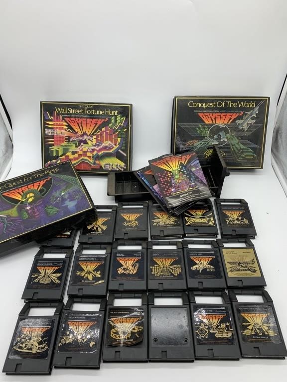 Magnavox Odyssey 2 Games and manuals | Wiens Auction/Realty LLC