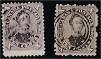 CANADA #17a & #17b USED AVE-FINE