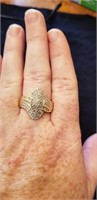 Lovely GJ 925 beautiful multi stone ring