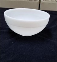 Ideal White fire king bowl approx 7