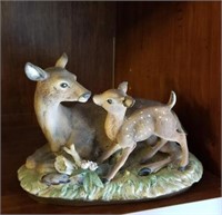 Nurturing Home interior Doe and her fawn