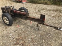 Log Splitter with gas Engine