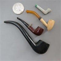 Four Miniature Vintage Pipes