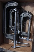 Set of C Clamps 2"-6" 6 pc