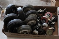 Assorted Casters - Various Sizes & Type