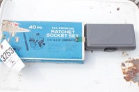 Ratchet & Socket Set - 40 pc - S.A.E. & Metric
