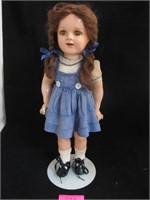 1939 Dorothy Wizard of Oz Doll: 18" Tall, Composi