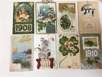 Early lot of Date postcards.
