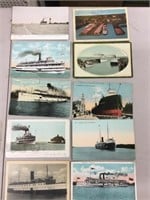 Good lot of 10 Great Lakes Shipping related