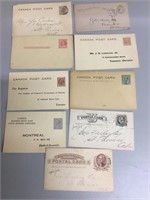 Lot of nine Postal cards.