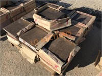 17 Boxes of NEW 13"x13" Floor Tile-Brown