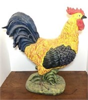 Painted Resin Rooster