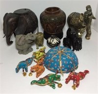 Selection of Elephant Figurines